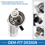 Engine Coolant Thermostat Housing Assembly for Dodge Ram 2500 3500 (2014–2020)