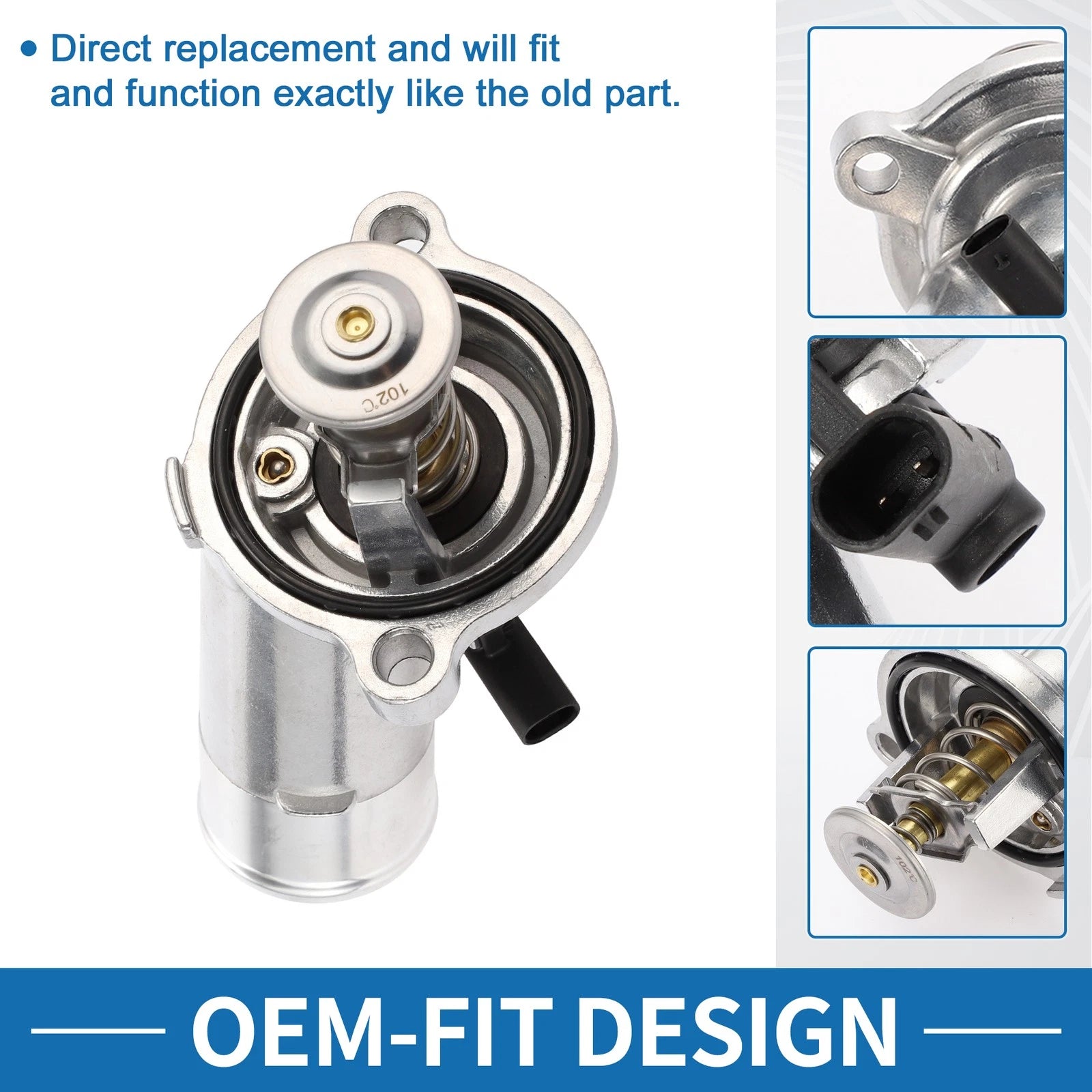 Engine Coolant Thermostat Housing Assembly for Dodge Ram 2500 3500 (2014–2020)