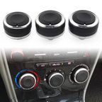 Set of 3 A/C Switch Knob Cover Trim for Mazda 6 (2003–2008)