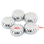 Set of 5 Aluminum Black Radio/Stereo Knobs for Honda GL1500 Goldwing (1988–2000)