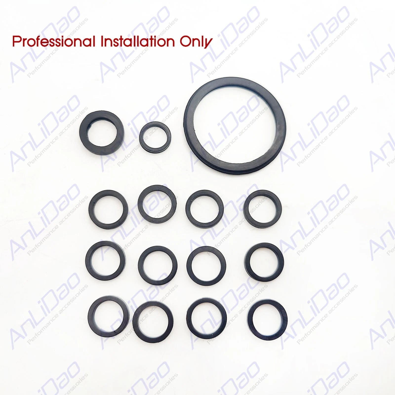 Set of 4 Water Pipe Leak Sealant Rings for Volvo Penta MD11C MD17C MD17D MD11D