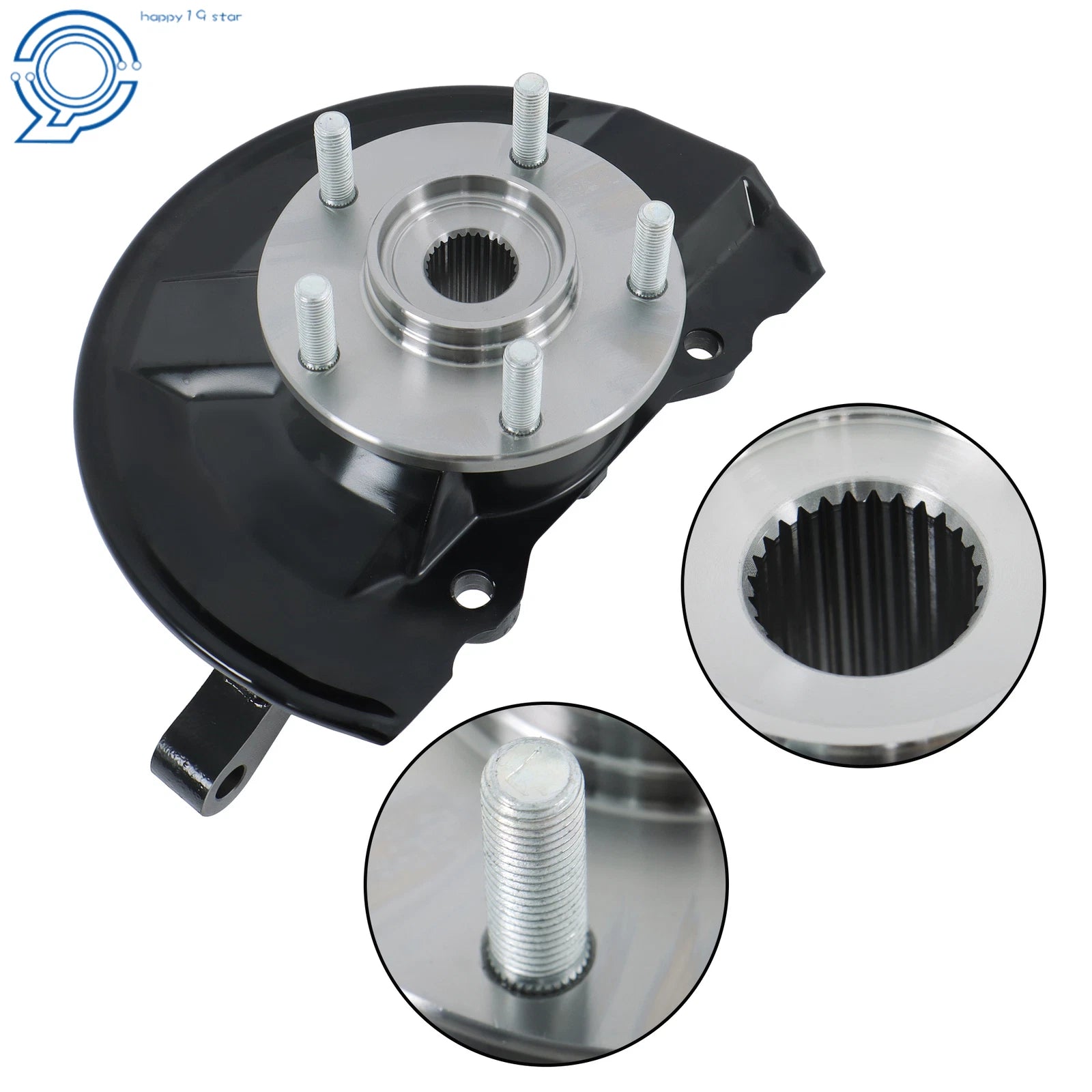 Front Driver Steering Knuckle & Hub Bearing Assembly for Mitsubishi Outlander (2007–2018)