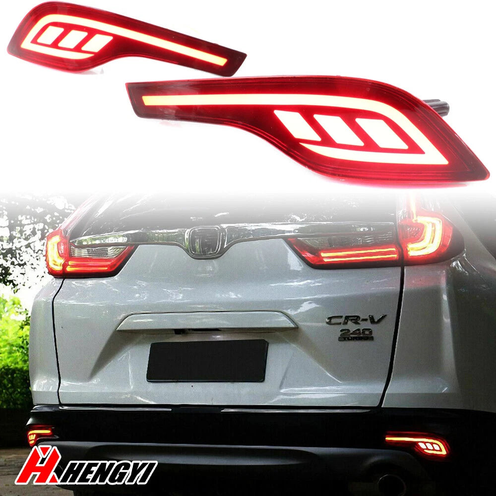 LED Rear Bumper Reflector Brake Fog Light for Honda CR-V (2017–2019)