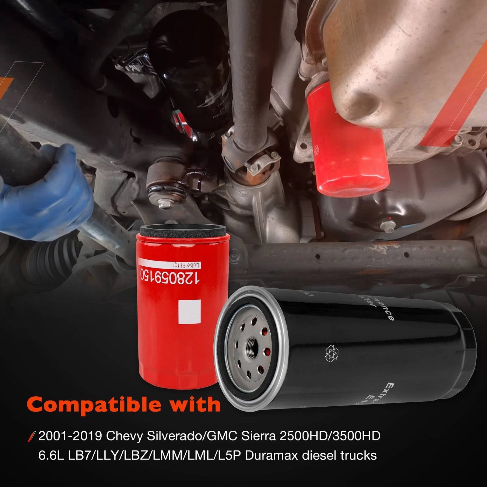 Transmission Oil Filter Kit for Chevy GMC Duramax 6.6L Allison 1000 (2001–2019)