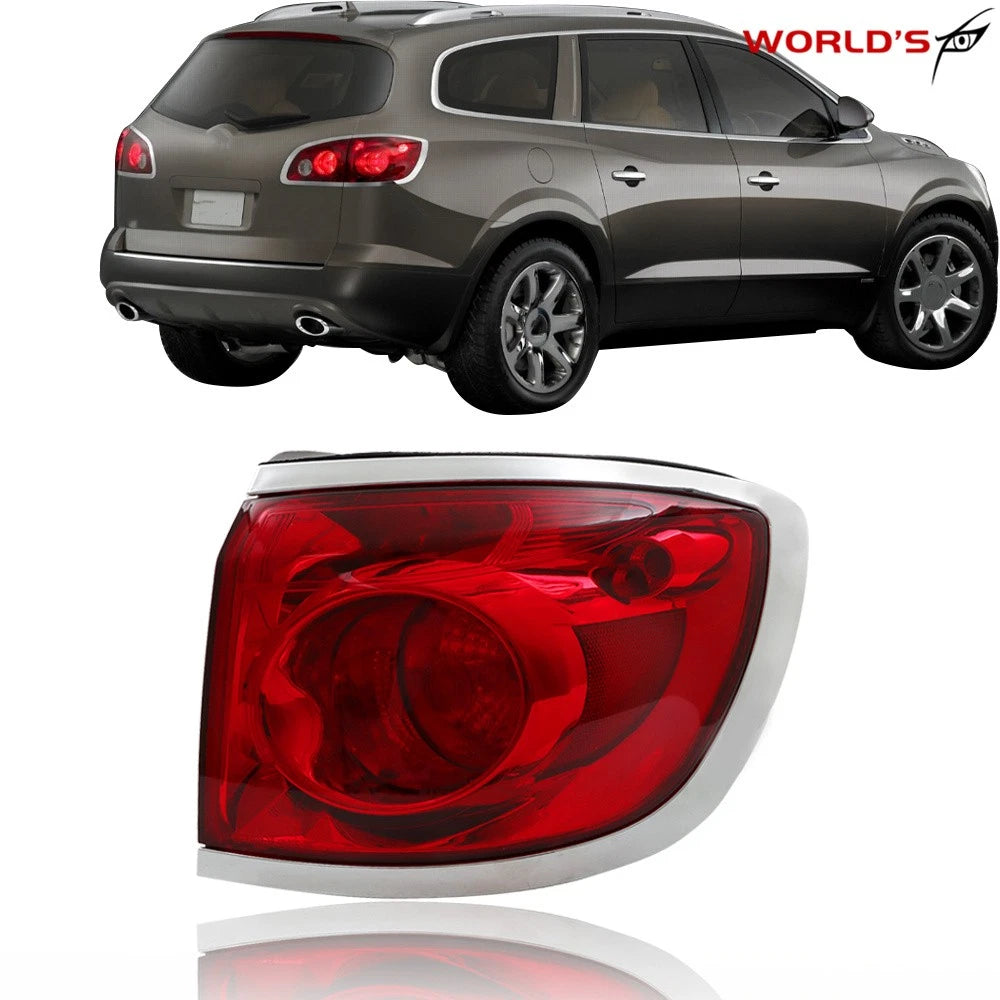 RH Tail Light for Buick Enclave (2008–2012) Halogen Clear Lens