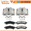 2X Front Brake Calipers & Ceramic Pads for GMC Envoy (2002–2005)