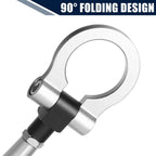 Tow Hook Screw for Nissan (Silver Tone Round Front Rear Bumper)