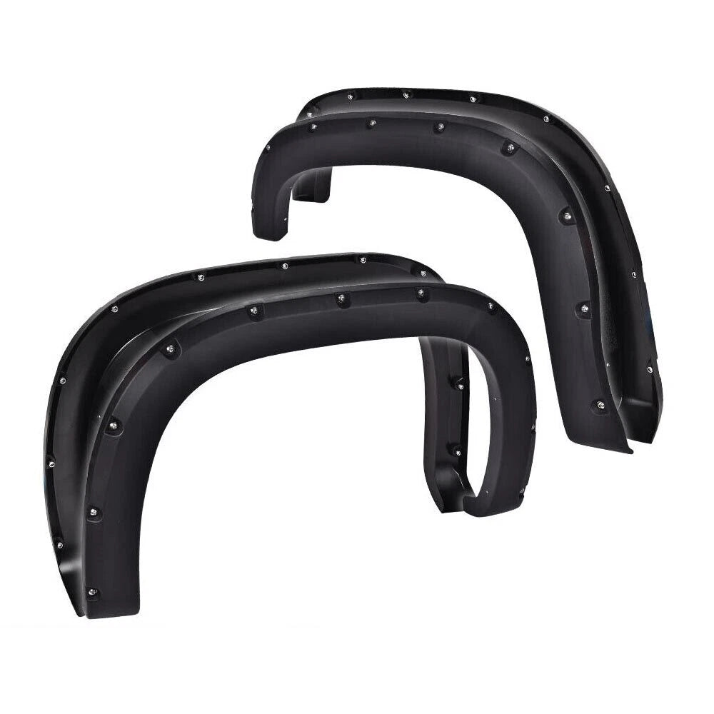 Pocket Rivet Textured Offroad Fender Flares for GMC Sierra (2007–2014)