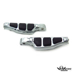Chrome Flat Wing Footpegs for Suzuki Marauder 800 (1997–2004) / Intruder 1500 LC (1998–2009)