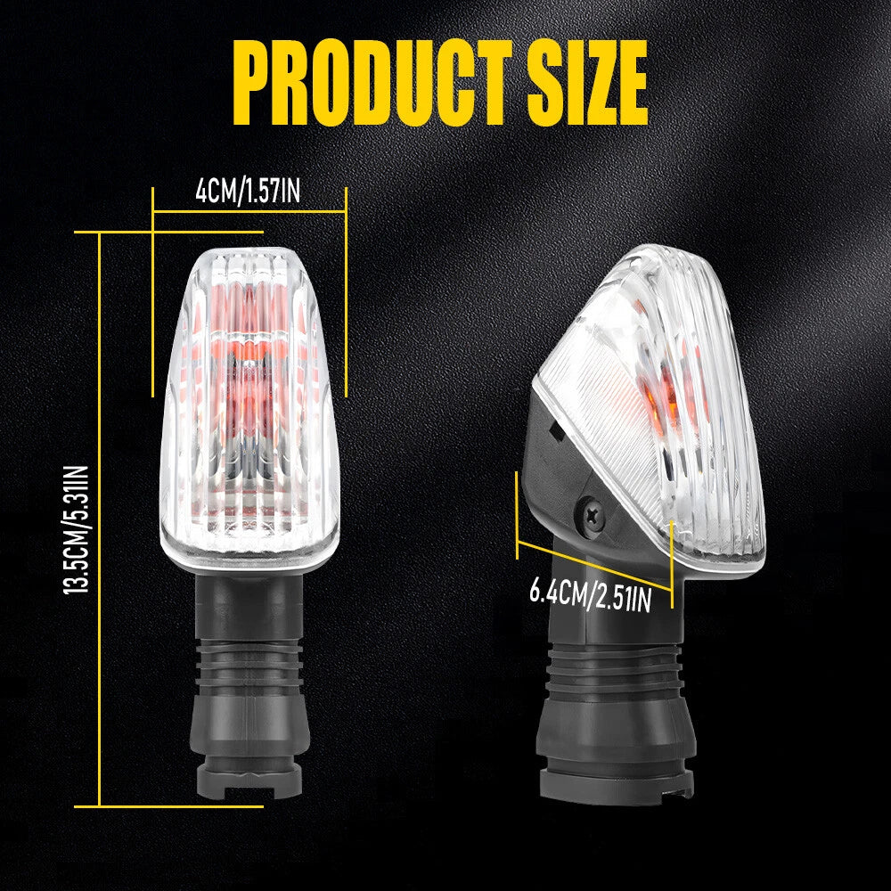 Set of 4 Turn Signal Indicator Lights for Kawasaki Ninja 250R ZX-6R
