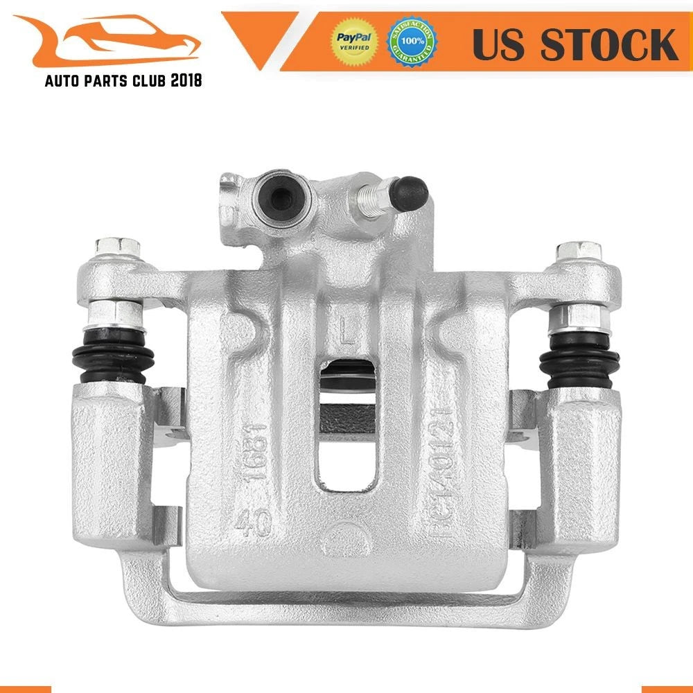 Left Disc Brake Caliper & Rear Rotor Ceramic Pad for Chevy Equinox (2010–2017)