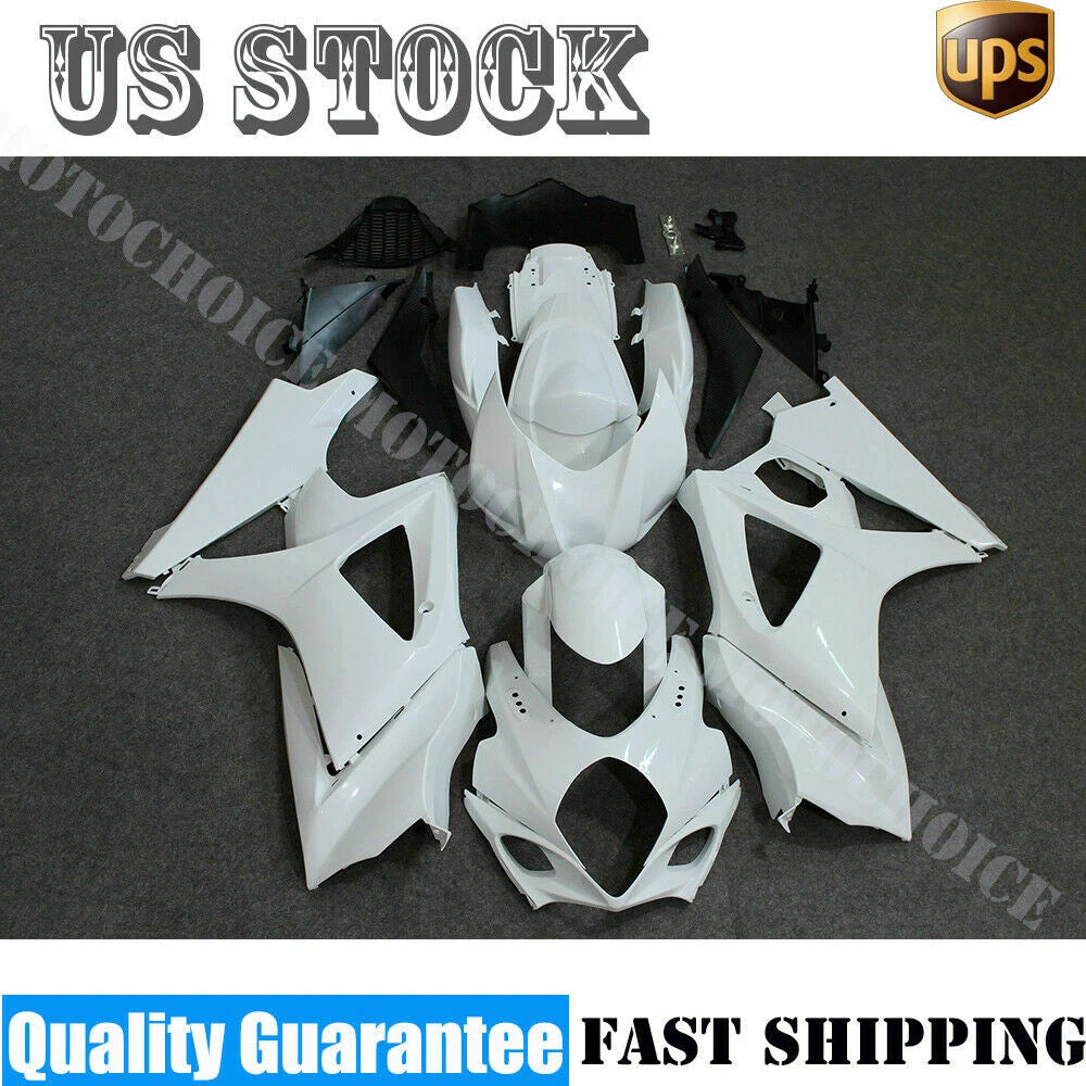 Unpainted ABS Fairing Kit for Suzuki GSXR1000 (2007–2008)