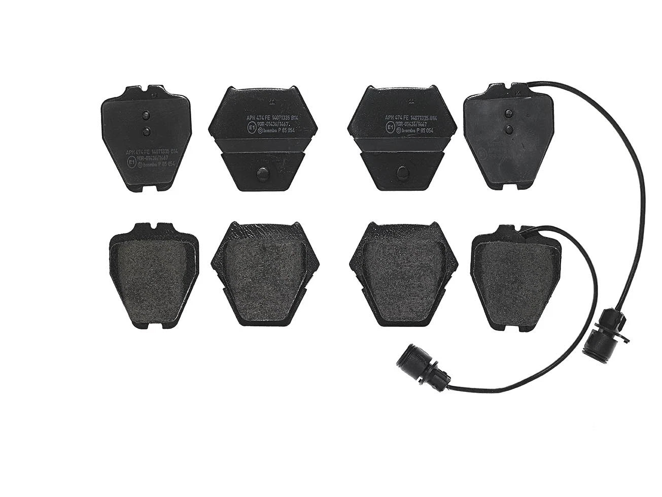Brembo Front Low Met Brake Pad Set for Audi A4 Allroad Quattro S4 S6 VW Passat (2013–2020)