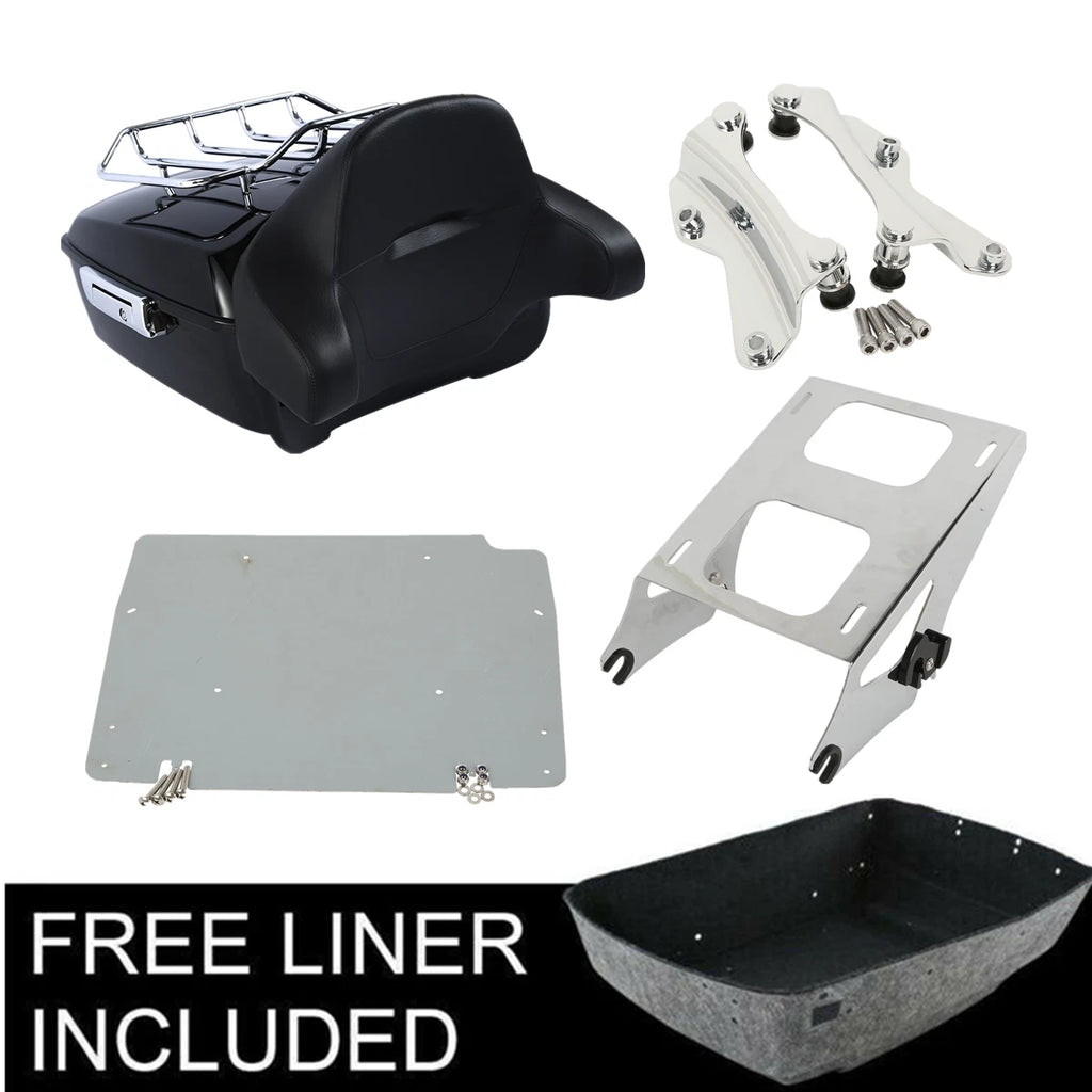 Trunk Pad Rack Mount Base Plate for Harley Touring (2014–2025)