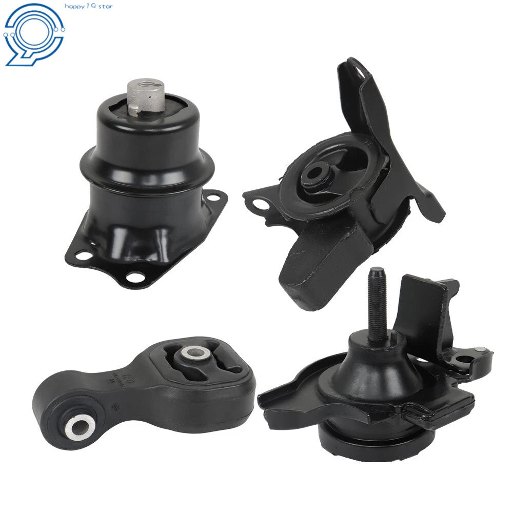 Set of 4 Engine Motor & Transmission Mounts for Honda Fit (2009–2014)