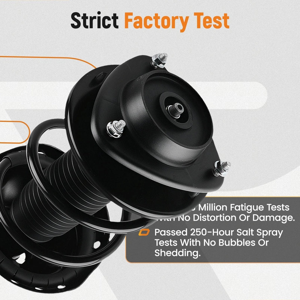 2X Front Complete Struts Shocks w/ Spring for Subaru Impreza (2012-2014)