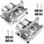 Pair Front Brake Calipers with Bracket for Ford Edge (2011-2014) Mazda CX-9