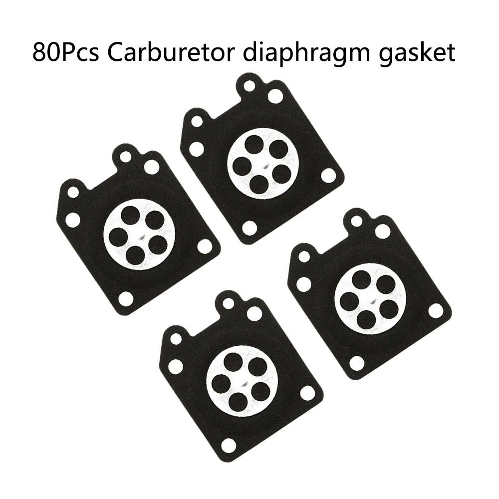 80Pcs Carb Metering Diaphragm Repair for Carburetor (95-526, 95-526-9, 95-526-9-8)