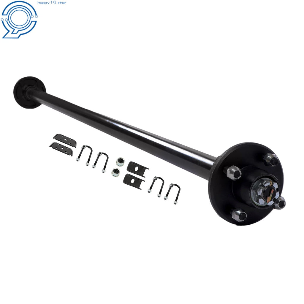 Trailer Axle for Ship ATV RV (2000 lbs, 4 Lug, 71" Hub Face)