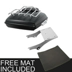 Matte Trunk Backrest Mount Rack for Harley Touring Street Road Glide (1997–2008)