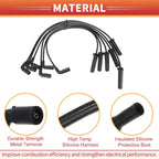 6 Pcs Spark Plug Wire Ignition Coil Cable No. 89060518 for Chevrolet Express 1500 (2003–2005)