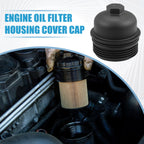 Engine Oil Filter Housing Cover Cap 26350-3CAB1 for Kia Sedona Sorento (2016–2018)