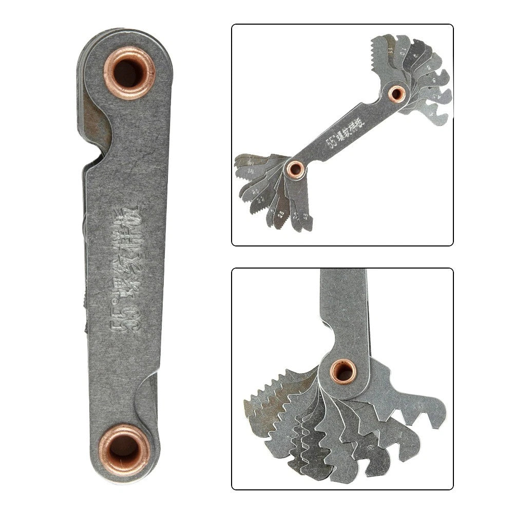 Set of 1 Thread Gauge Template for British Carbon Steel Tools