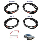 Door Rubber Seal Weatherstrip Set 4 Fits Honda Civic EC ED EE EF SED 1988-91 D06