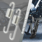 2 x 8cm Silver Tone Motorcycle Brake Pedal Return Springs for CG125
