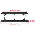 Set of 2 Side Step Nerf Bars Running Boards for Ford Bronco (2021–2024)