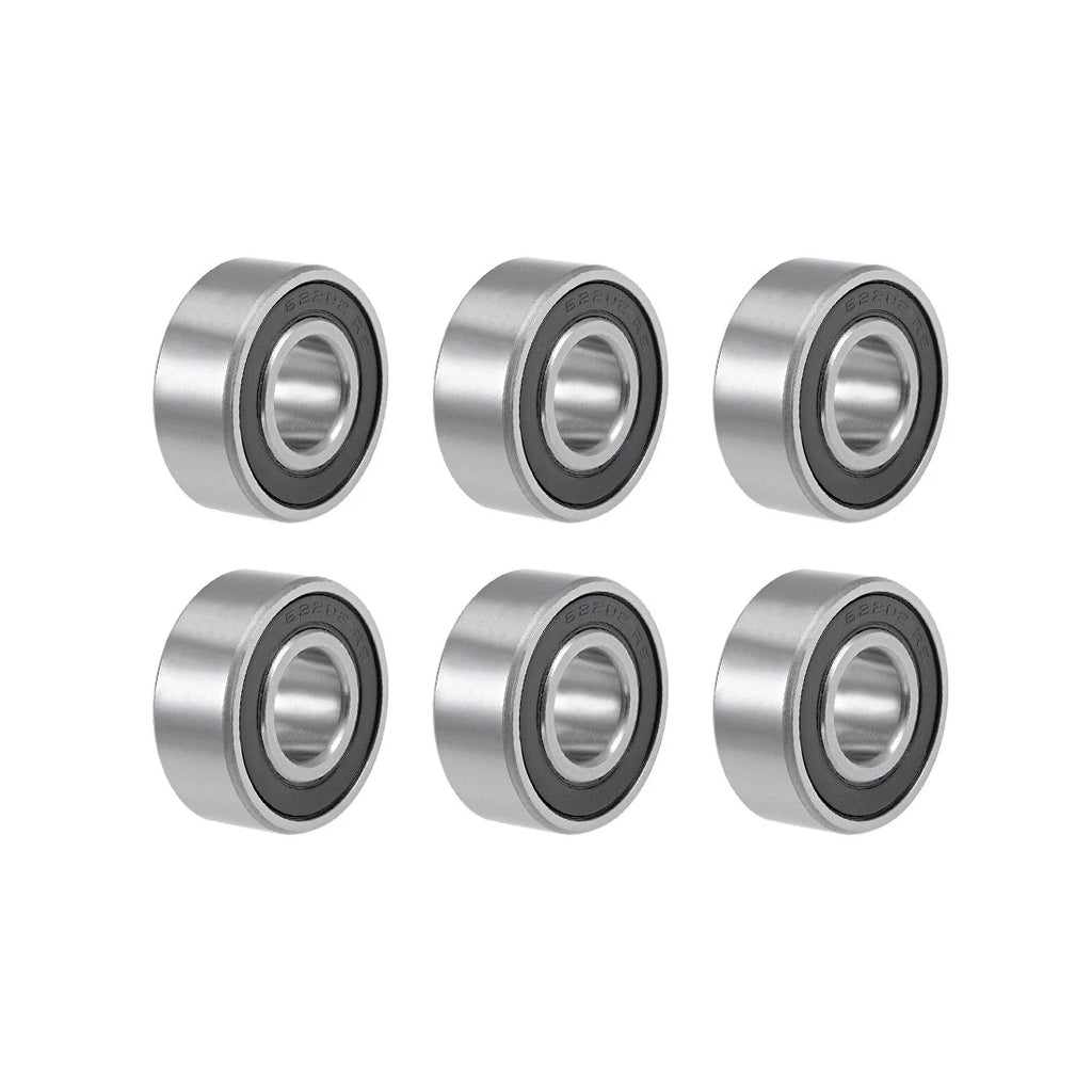 Set of 6 Ball Bearings 15x35x14mm Double Sealed Chrome Steel for Various Models