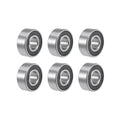 Set of 6 Ball Bearings 15x35x14mm Double Sealed Chrome Steel for Various Models