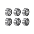 Set of 6 Ball Bearings 15x35x14mm Double Sealed Chrome Steel for Various Models