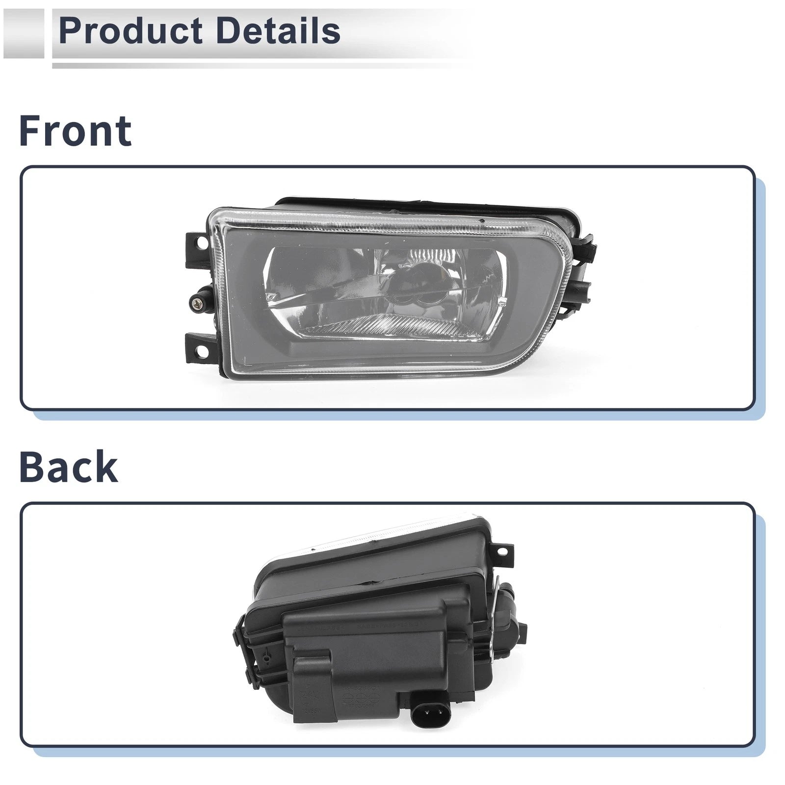 1 Pc Left Front Bumper Side Marker Light Cover for BMW E39 Z3 (1997–2003) No. 63178360575