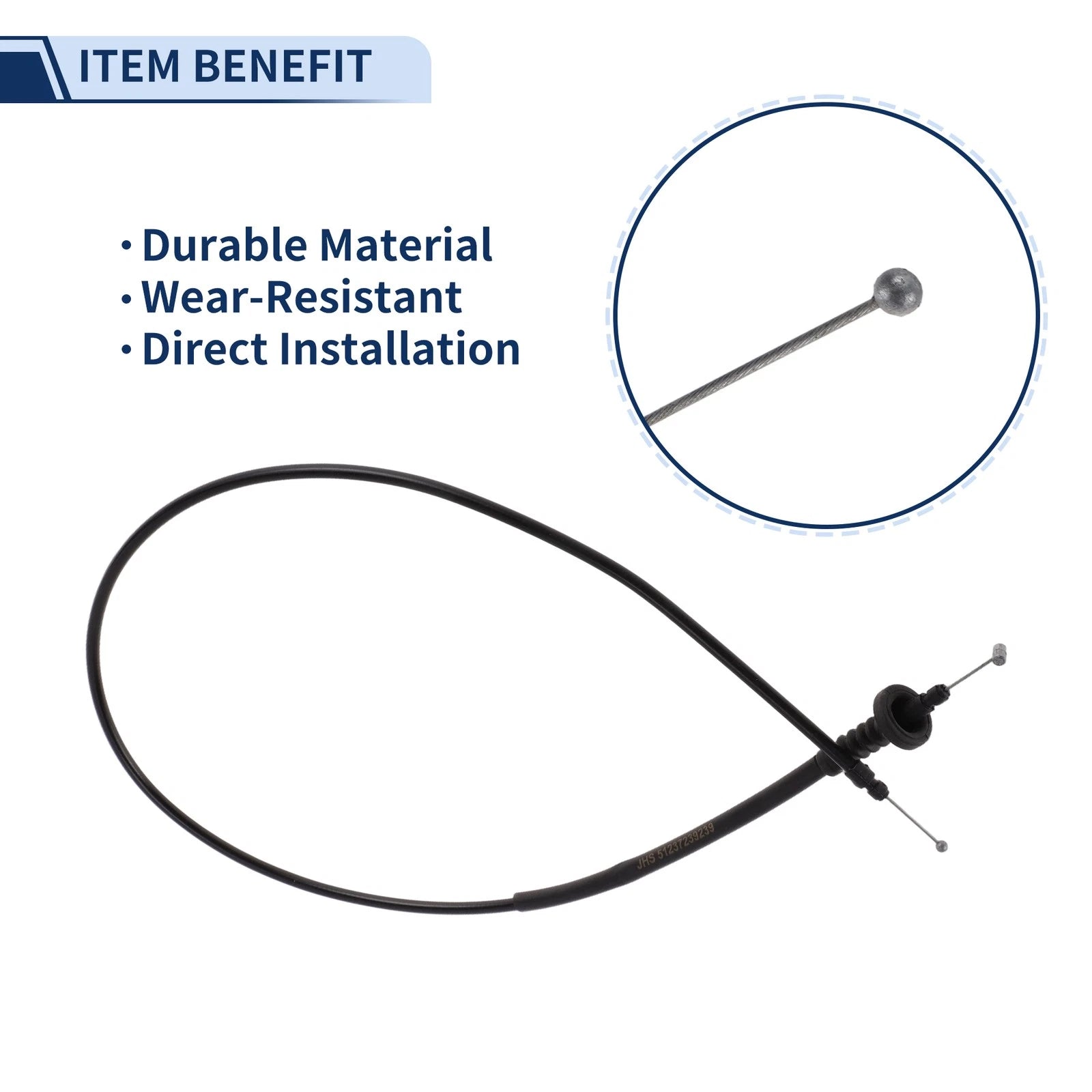 Hood Latch Release Cable for BMW 230i (2017–2021) No. 51237239239