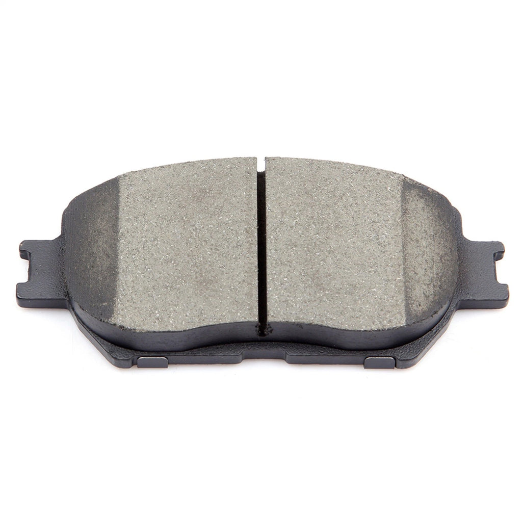 Set of 2 Drilled & Slotted Front Brake Rotors with Ceramic Pads for Toyota Camry (2002–2006)