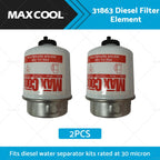 2X Fuel Filter Element 30 Micron for 31863 56UN004X2
