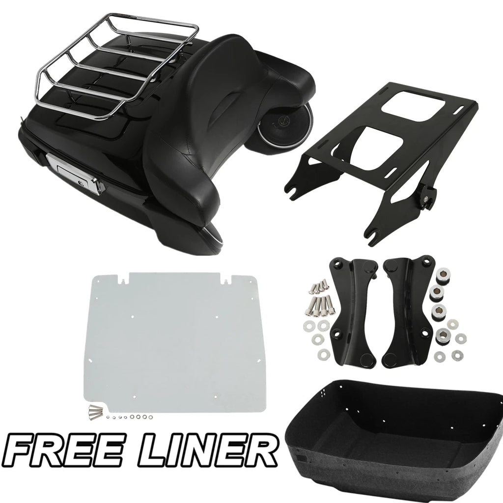 Trunk Light Speakers Mount Plate for Harley Touring Road Glide (2014–2023)