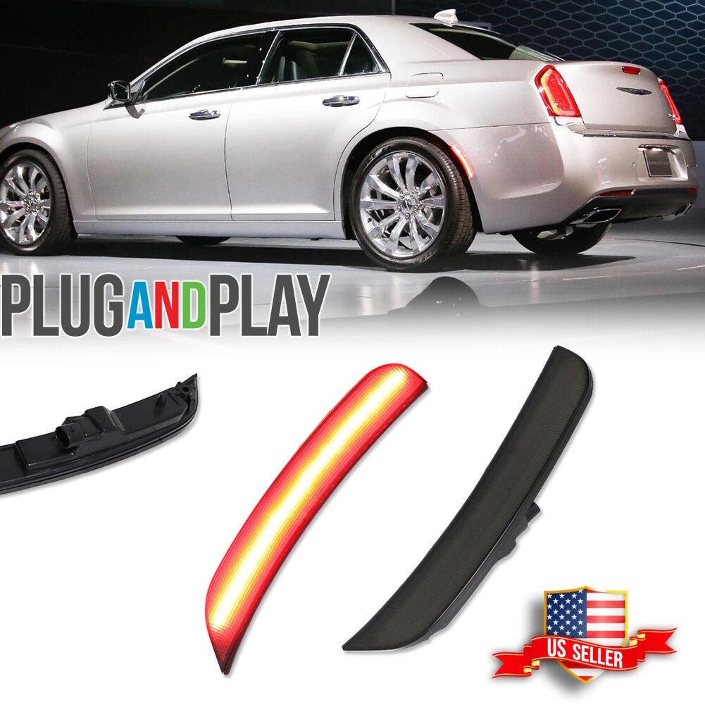 Red LED Side Marker Light for Chrysler 300 (2015–2023)