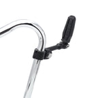 Saddle FootPeg for Harley (1.25" Engine Guard, Black)