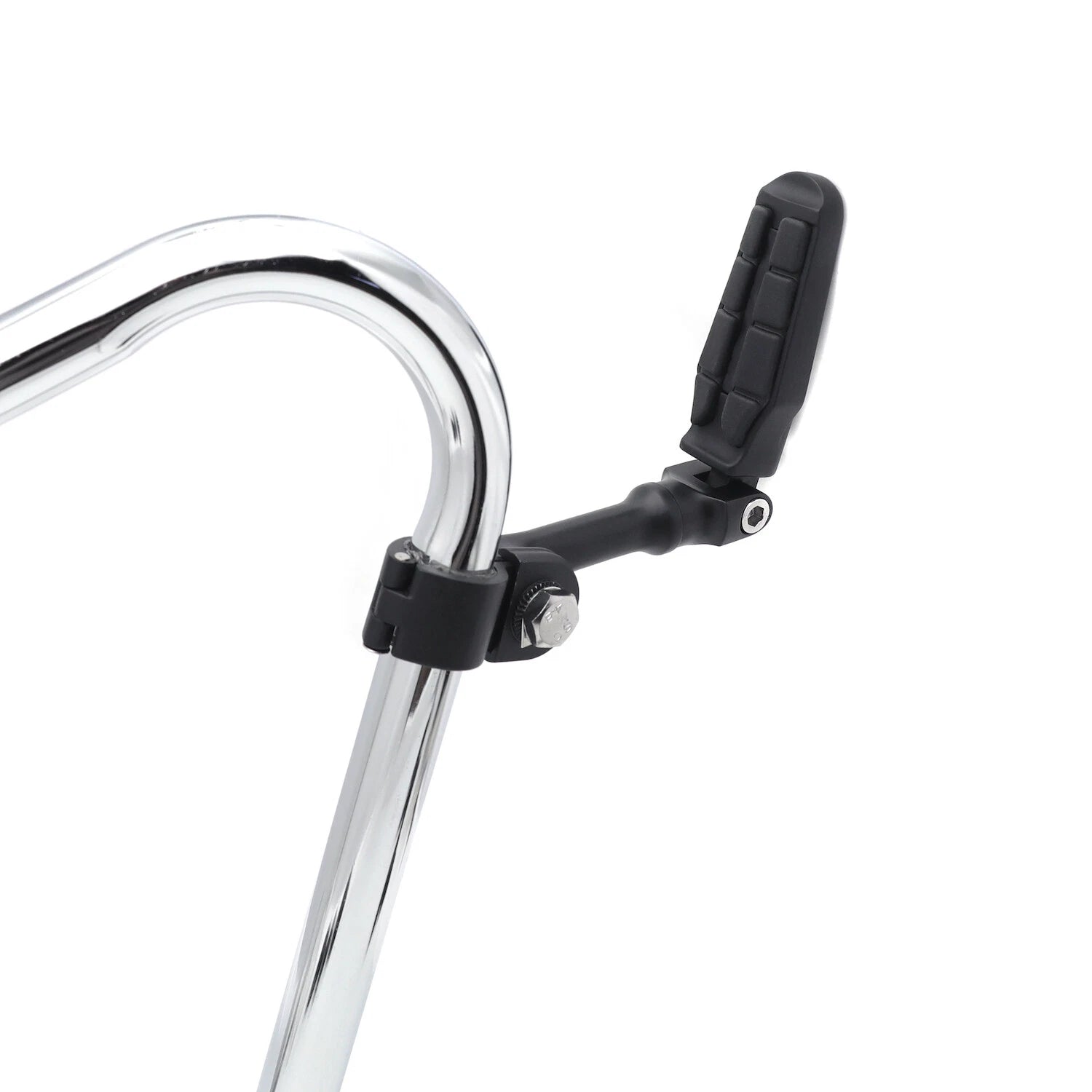 Saddle FootPeg for Harley (1.25" Engine Guard, Black)