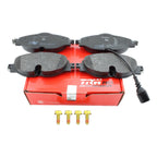 Set of 4 TRW Pro Rear Low Metallic Brake Pads for Audi A3 TT Quattro VW Golf GTI Jetta (2006–2013)