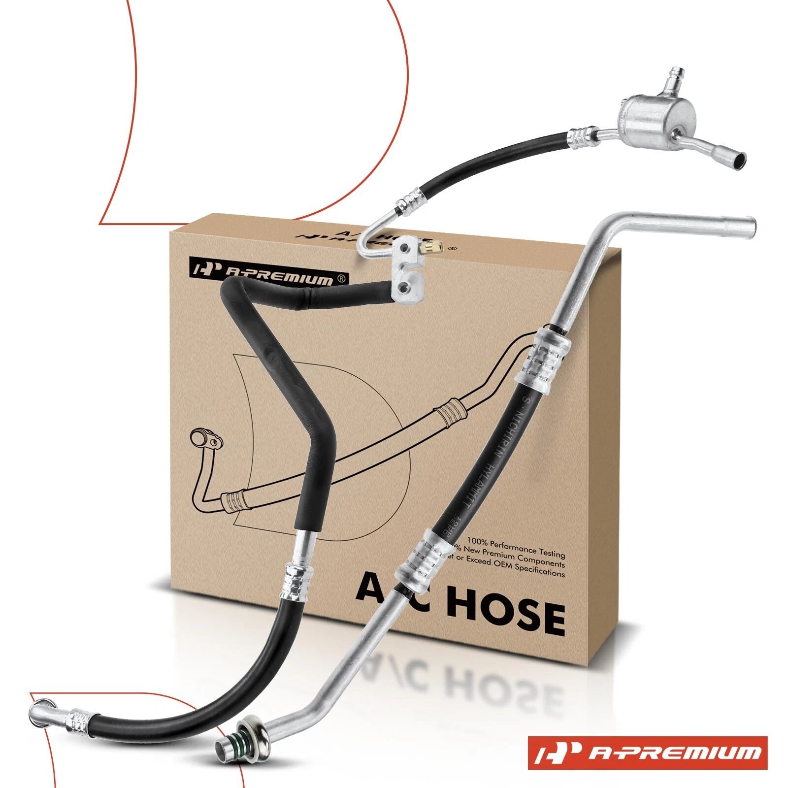 2X A/C Suction & Discharge Hose for Ford Ranger (1995–1997)