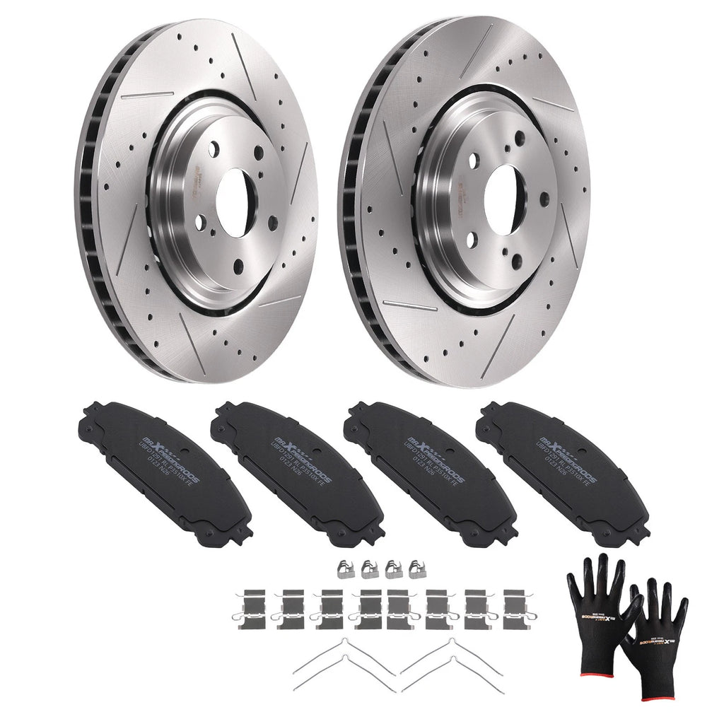 Front Brake Rotors & Pads Set for Lexus RX350 RX450h (2010–2015) S31511