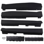 Set of 2 Black PP Side Skirts for Chevy Camaro RS SS ZL1 Style (2016–2022)