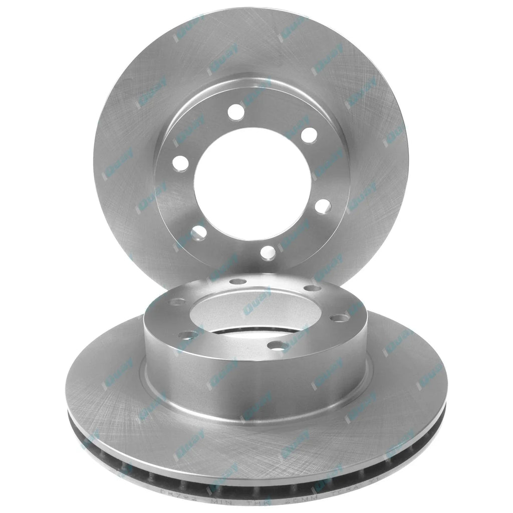 2 Front Disc Brake Rotors for Toyota Landcruiser Prado KZJ95 RZJ95 VZJ95 1996-02