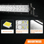 32 Inch LED Light Bar for Offroad Truck UTV SUV (180W)