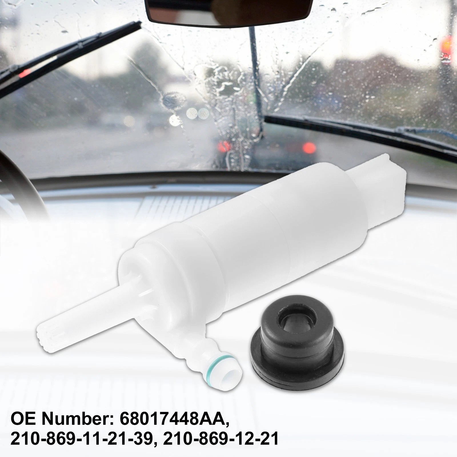 Windshield Washer Pump 68017448AA for Mercedes-Benz W203 W208 W209 W210 (2000–2006)