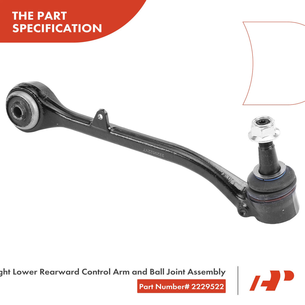 Front Right Lower Control Arm with Ball Joint for BMW X3 (2004-2017)