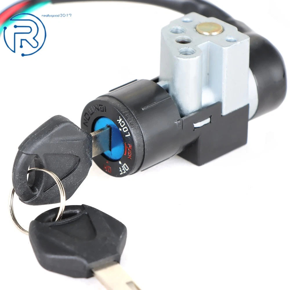 Fuel Gas Cap Ignition Switch Seat Lock Key for Honda Grom 125 (2014-2015)